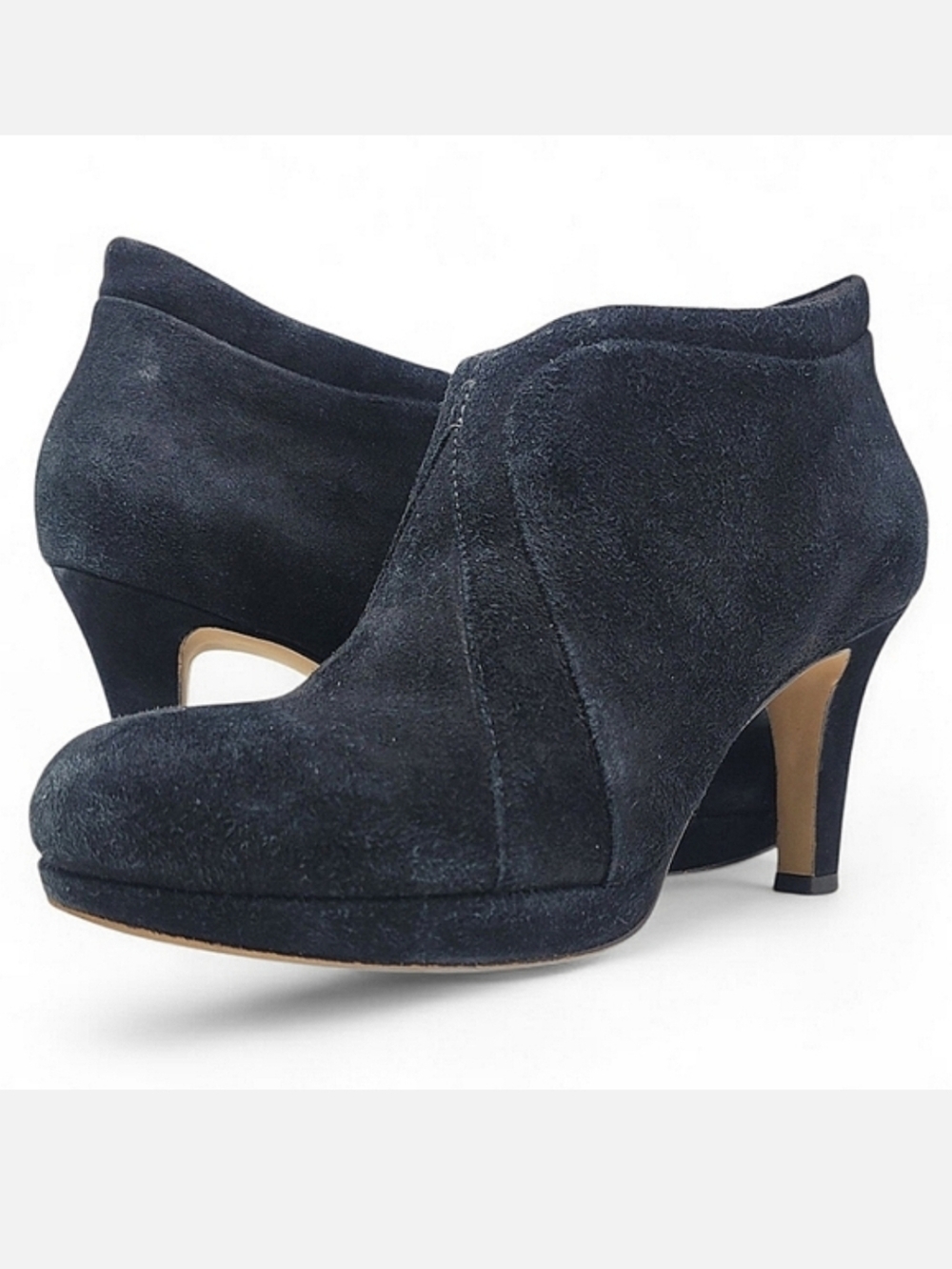 Clarks Women's Kently Laila  Black Leather Ankle Boot